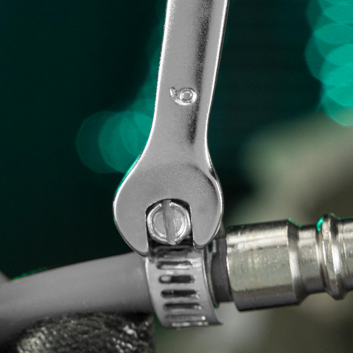 Ключ комбинированный 6 мм, CrV, матовый хром// STELS preview 6