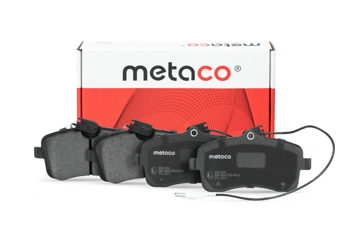 Колодки тормозные передние к-кт metaco 3000-294 preview 1