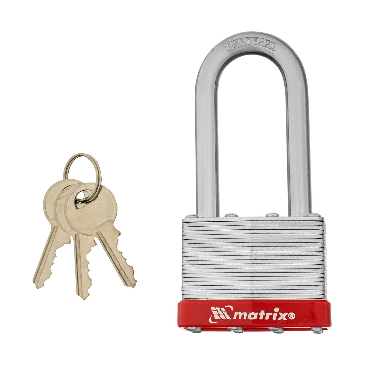 Замок навесной 50мм удлиненная дужка MATRIX preview 1