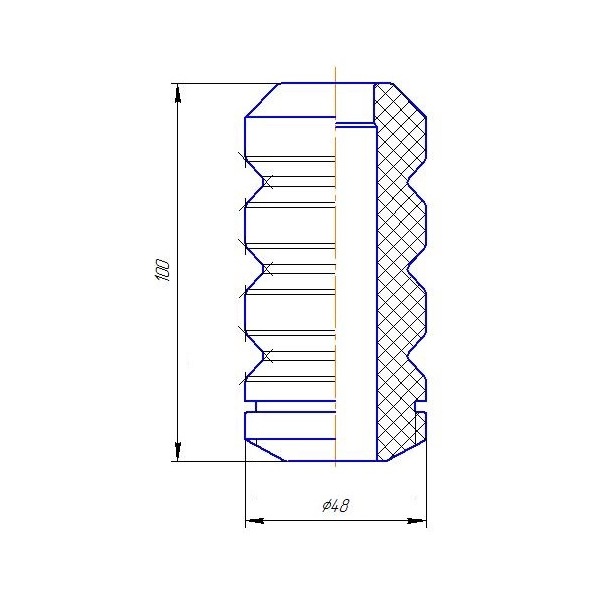 Пыльник с отбойником TRIALLI BCS 0132 preview 2
