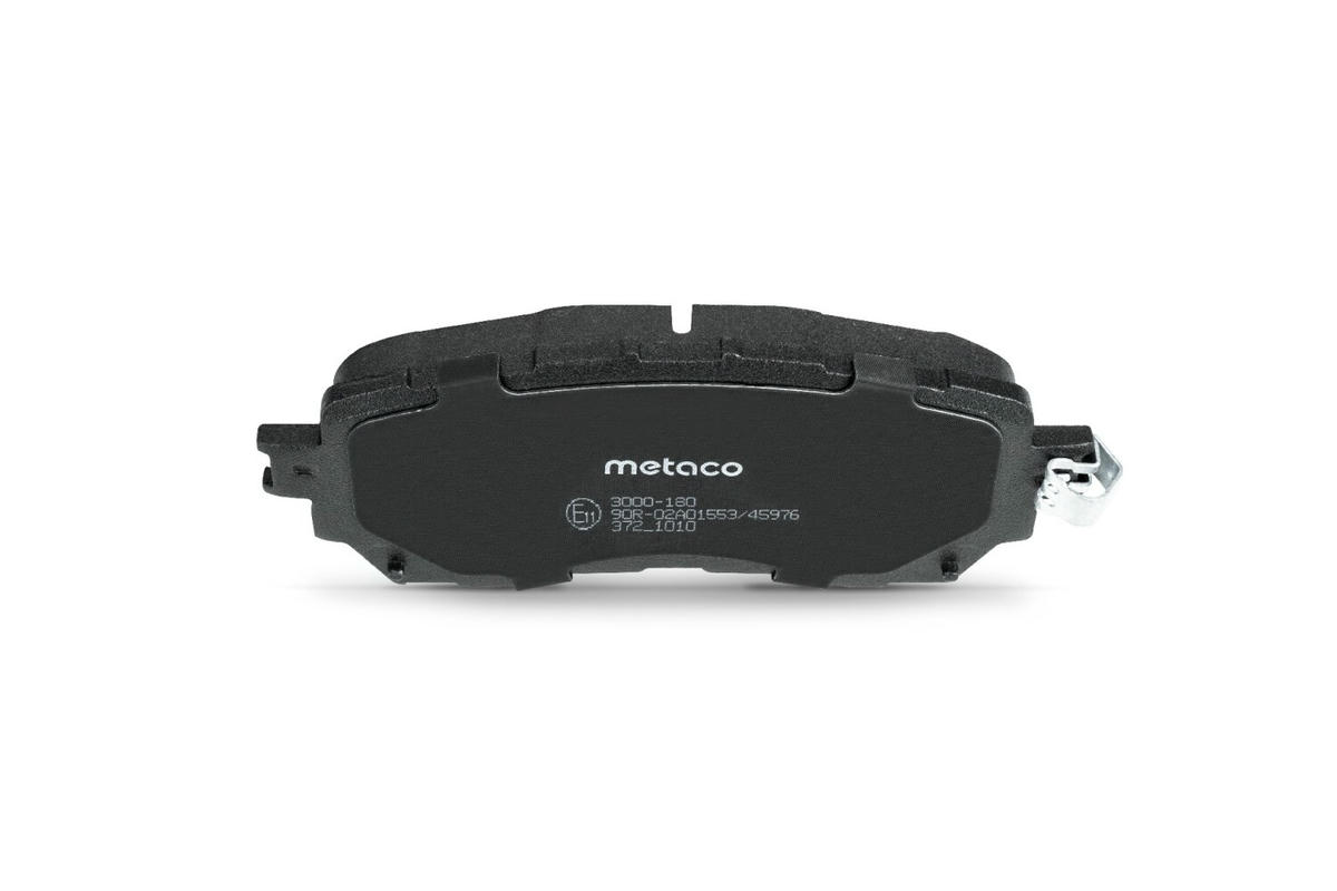 Колодки тормозные передние к-кт metaco 3000-180 preview 4