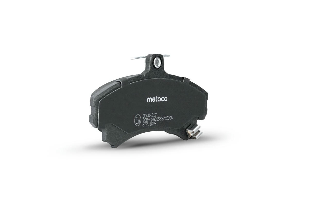 Колодки тормозные передние к-кт metaco 3000-217 preview 2