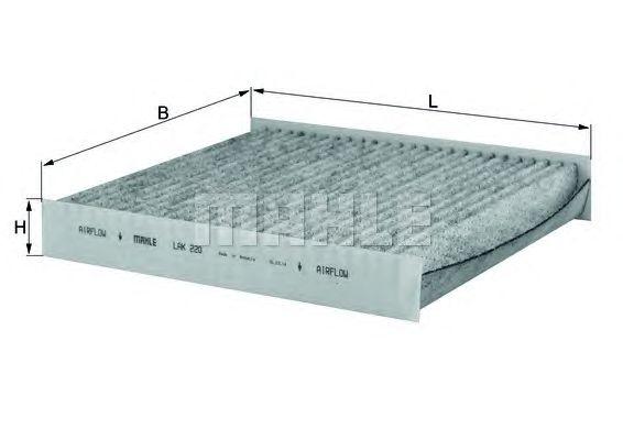 Фильтр салона KNECHT LAK 220 preview 1