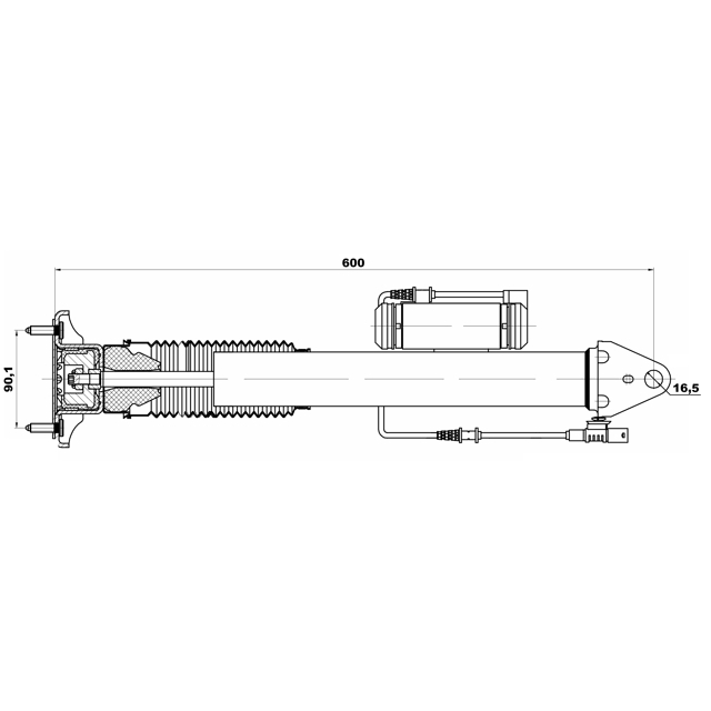 Амортизатор задний FEBEST 16110-001R preview 2