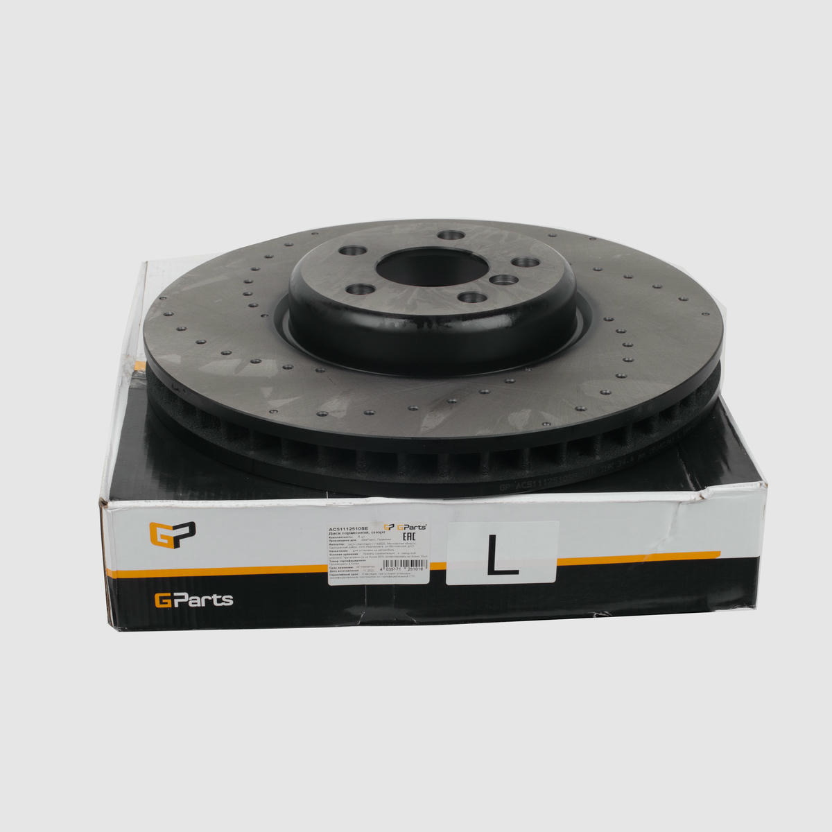 Диск тормозной Gparts AC51112510SE preview 2