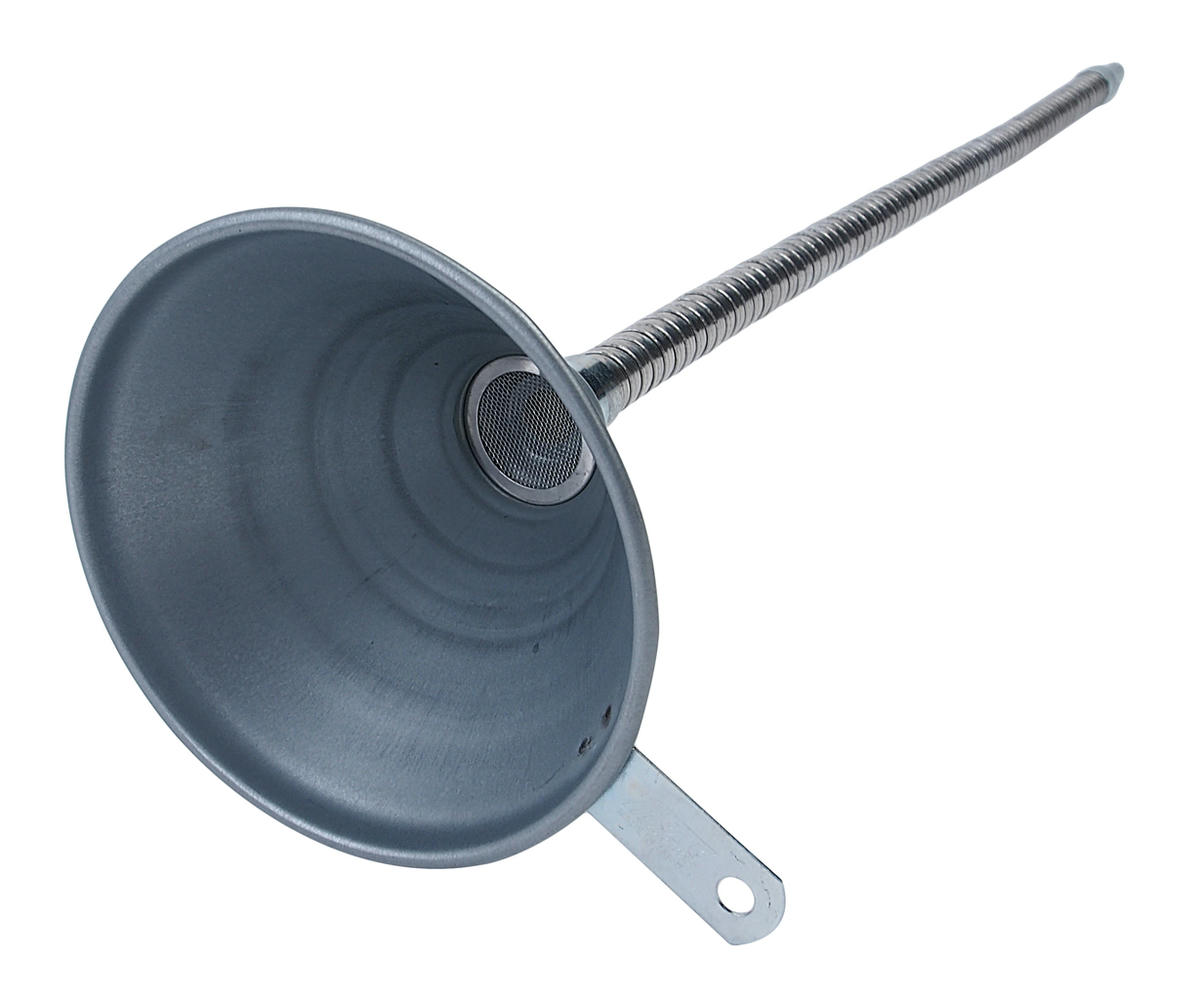 Воронка 140мм дл.630мм металлическая с гибким наконечником JTC preview 2