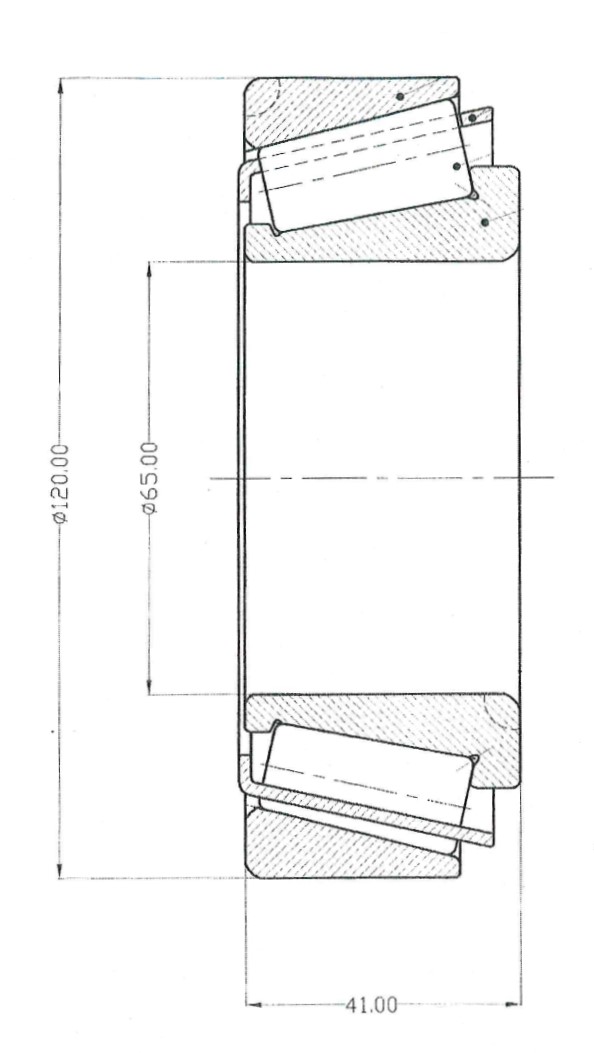 Подшипник ступицы для а/м Mercedes Atego 2/Renault Magnum перед. внутр. (ролик.конич.) (33213) (CS 1 preview 3