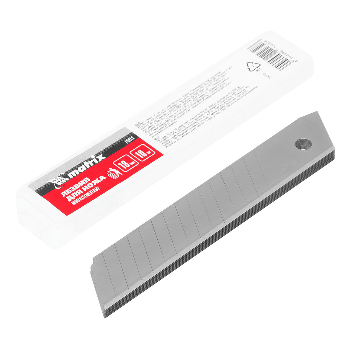 Лезвия, 18 мм, 10 шт. многосегментные MATRIX 79312 preview 1