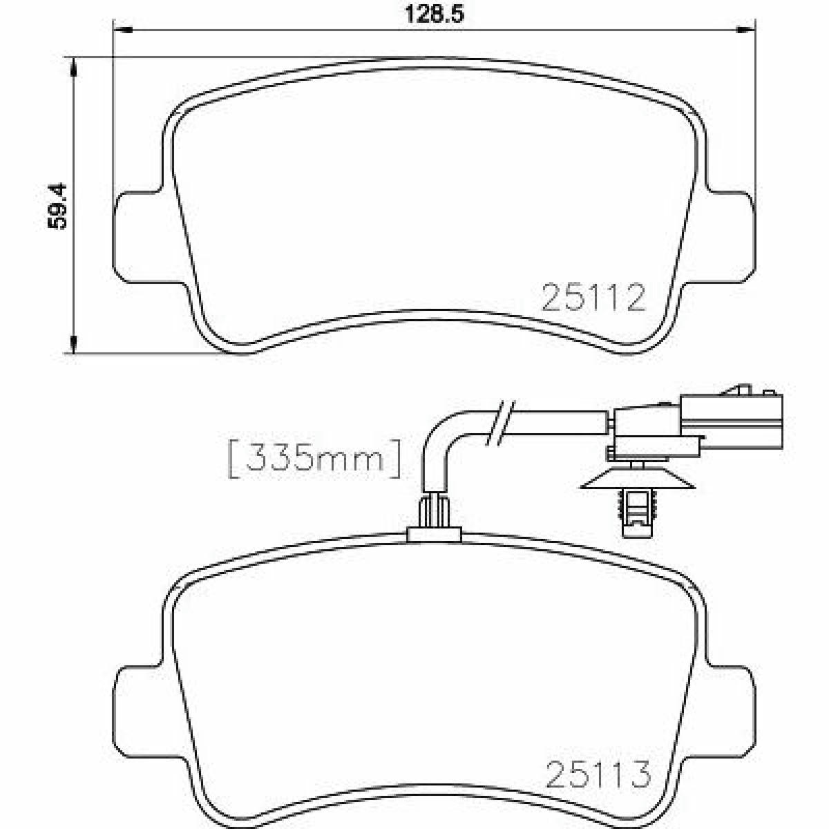 Колодки тормозные задние дисковые к-кт TRIALLI PF 0973 preview 3