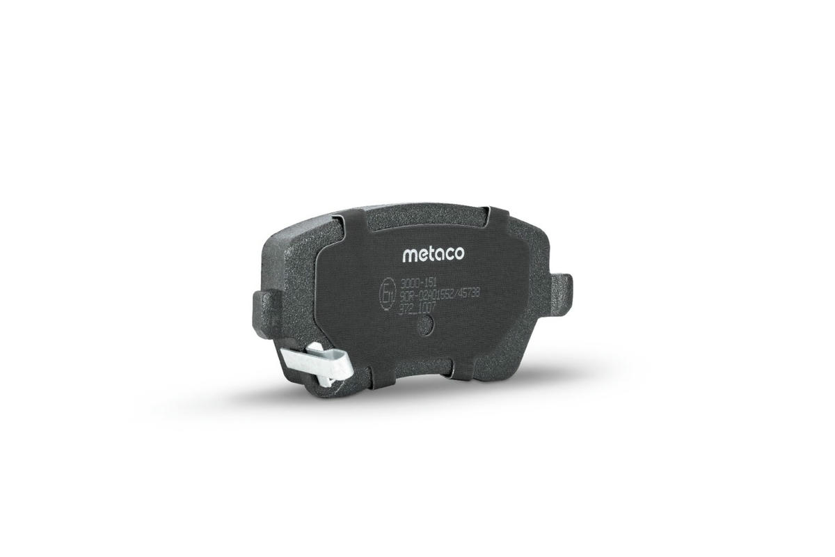 Колодки тормозные передние к-кт metaco 3000-151 preview 2