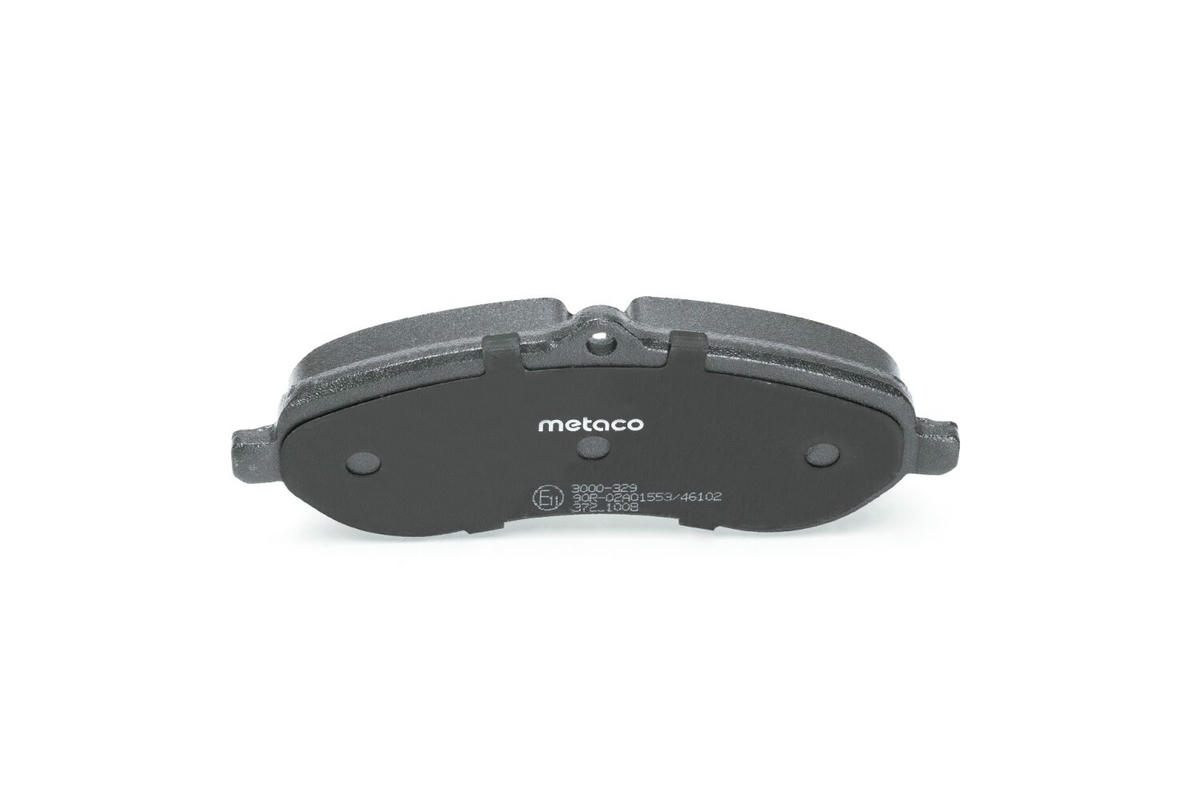 Колодки тормозные передние к-кт metaco 3000-329 preview 4