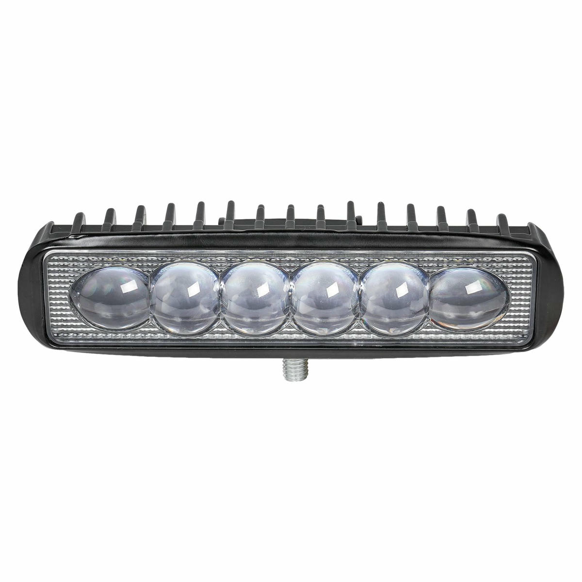 Фара светодиодная прямоугольная, 6 LED 4D линза, 18W (157х42х40) 12/24V (ALED006) preview 2