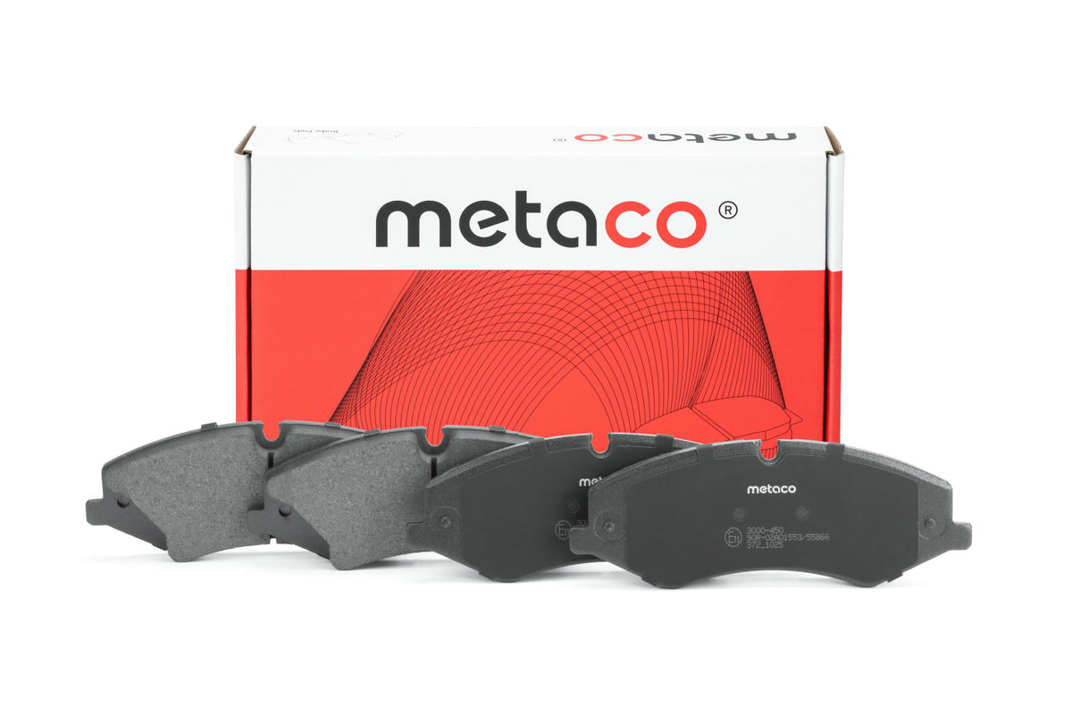 Колодки тормозные передние к-кт metaco 3000-450 preview 1