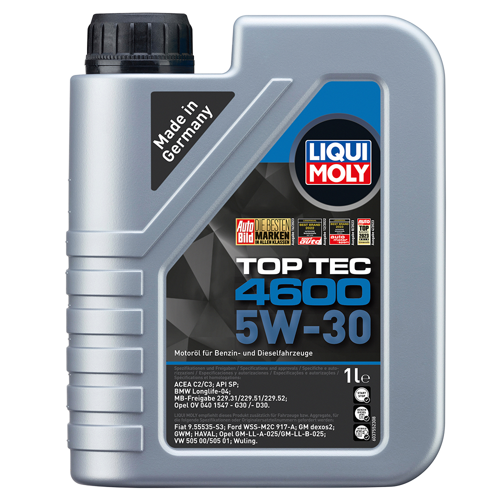 Масло моторное LIQUI MOLY TOP TEC 4600 HC 5w30 1л синт. preview 1