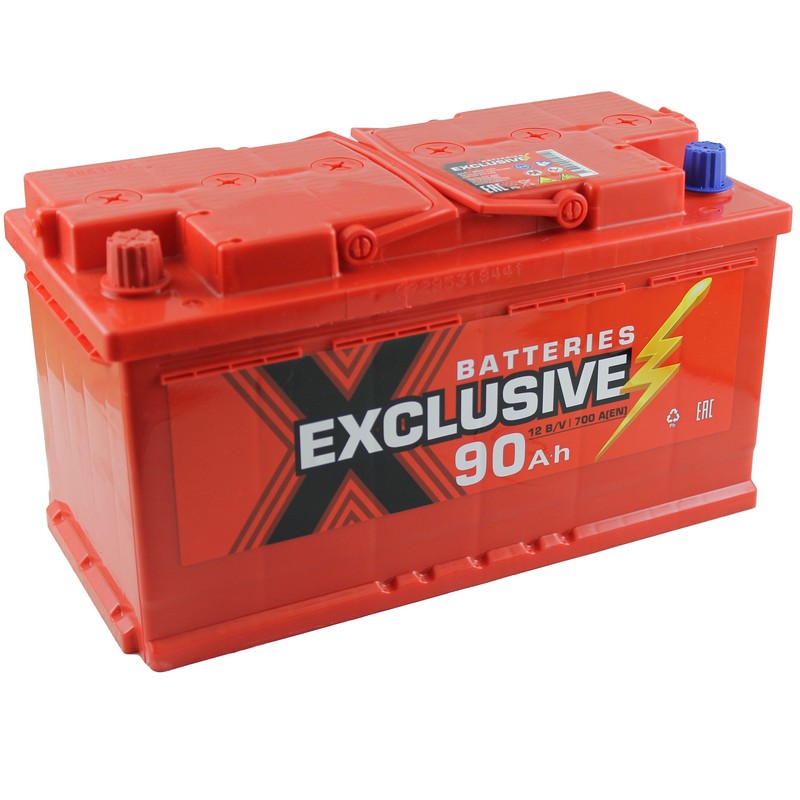 Аккумуляторная батарея Exclusive 6СТ 90 прям 353х175х190 Казахстан (ETN-590 401 072) preview 1