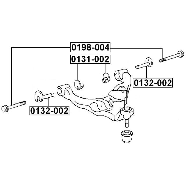 Болт FEBEST 0198-004 preview 2
