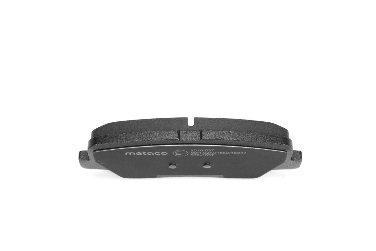 Колодки тормозные задние дисковые к-кт metaco 3010-037 preview 4