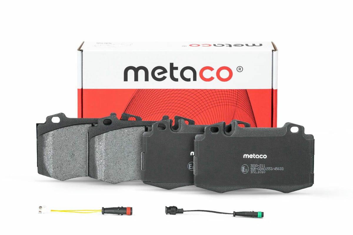 Колодки тормозные передние к-кт metaco 3000-211 preview 1 Колодки тормозные передние к-кт metaco 3000-211 preview 1