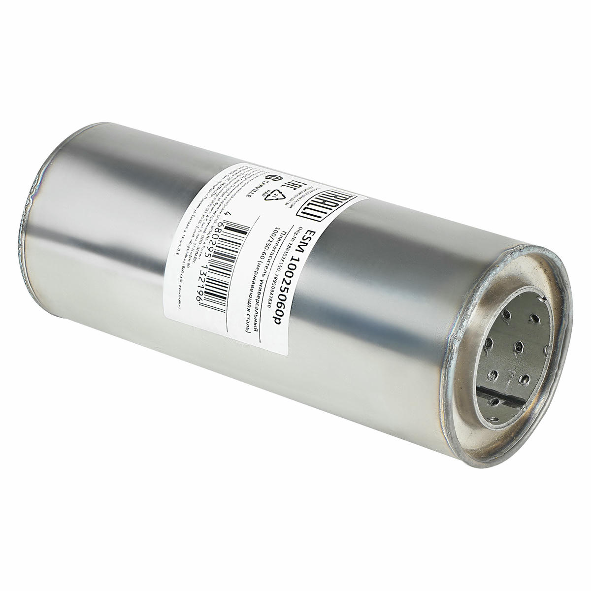 Пламегаситель универсальный 100/250-60 (нерж. сталь) (ESM 10025060p) preview 1