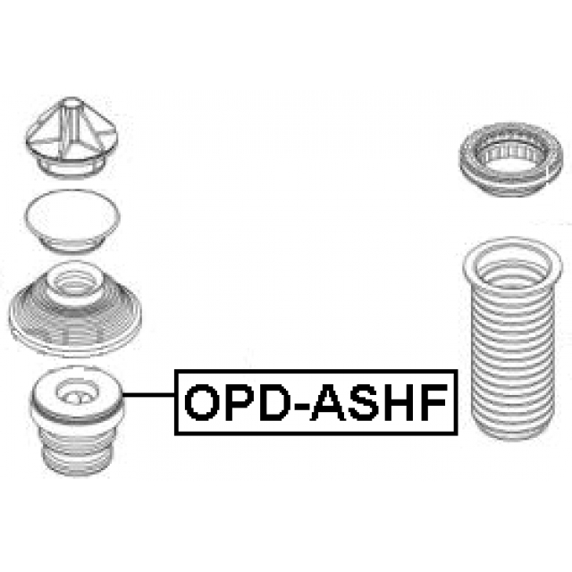 Отбойник амортизатора FEBEST OPD-ASHF preview 2