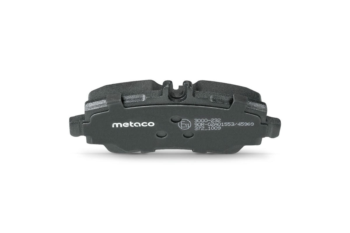 Колодки тормозные передние к-кт metaco 3000-232 preview 4