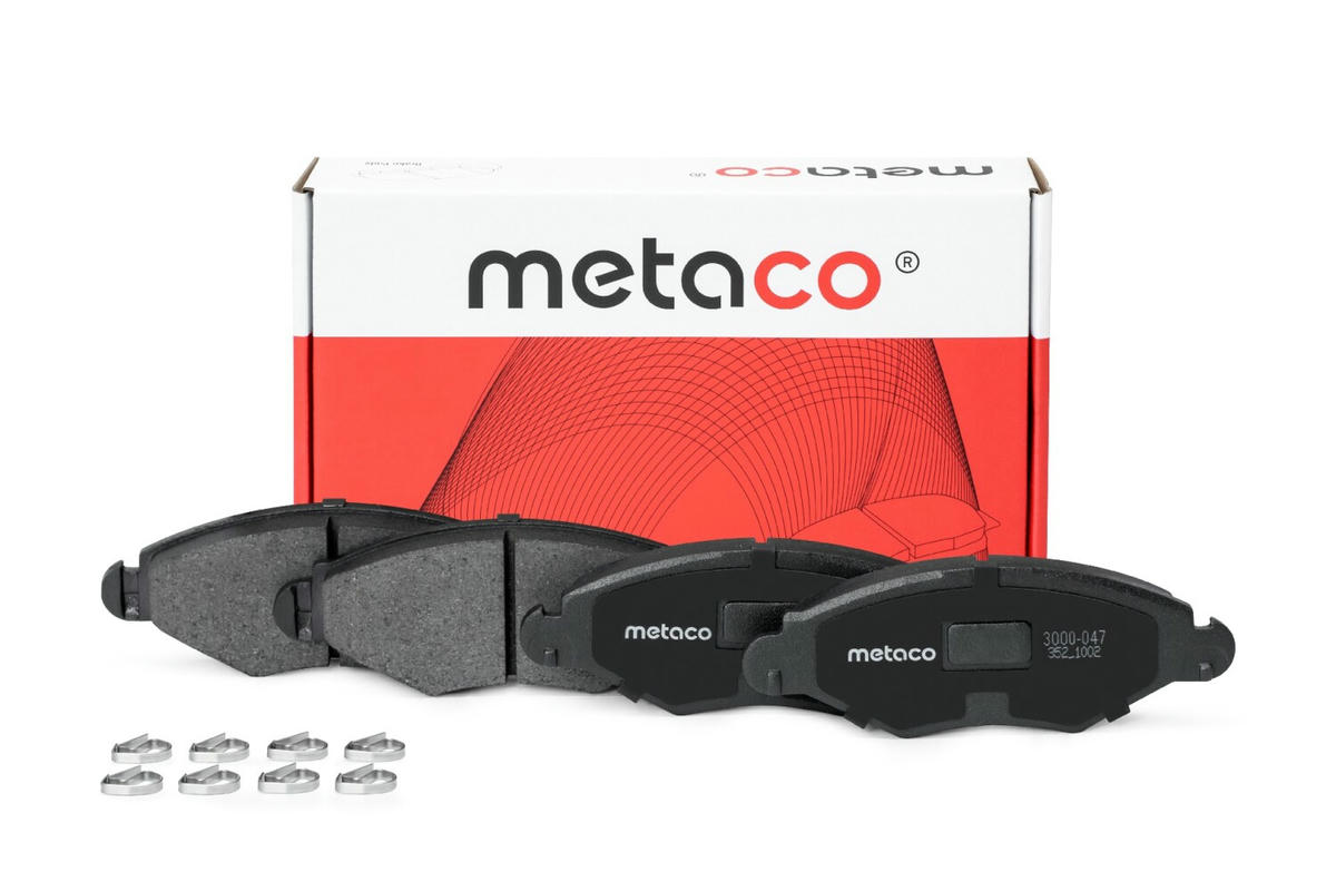 Колодки тормозные передние к-кт metaco 3000-047 preview 1 Колодки тормозные передние к-кт metaco 3000-047 preview 1