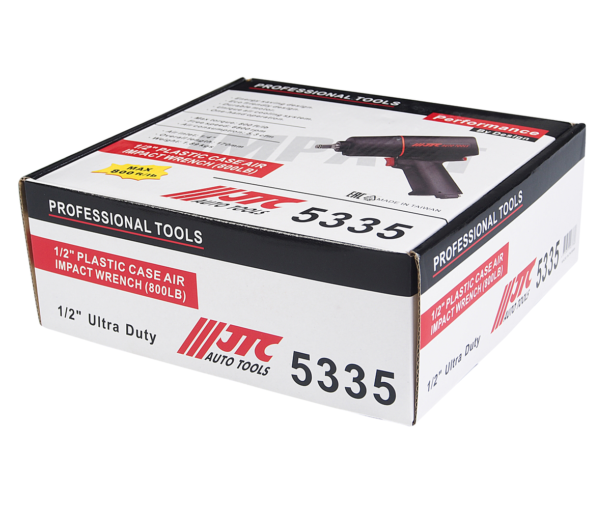 Гайковерт пневматический 1/2' 1100N/m 6800об/мин,расх возд 150L/m усиленный JTC preview 1