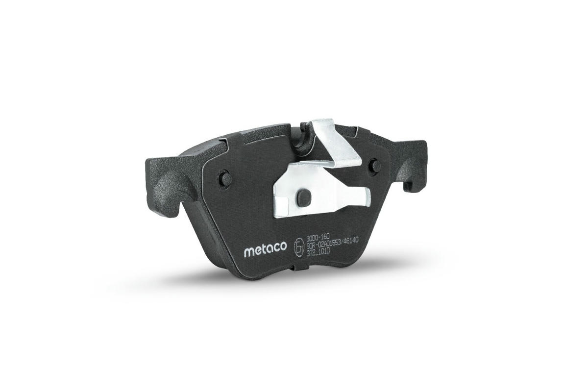 Колодки тормозные передние к-кт metaco 3000-160 preview 3
