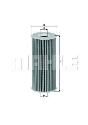 Фильтр масляный KNECHT OX 201 D preview 1