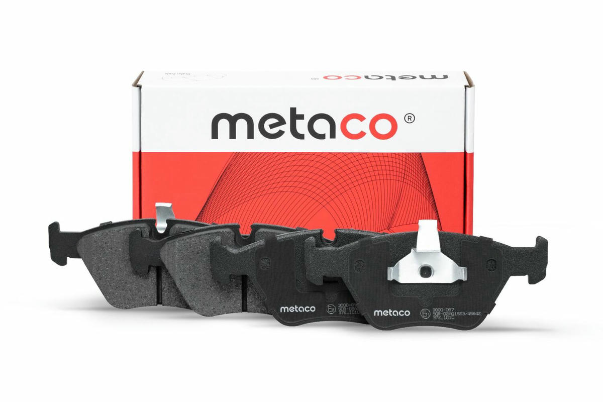 Колодки тормозные передние к-кт metaco 3000-097 preview 1