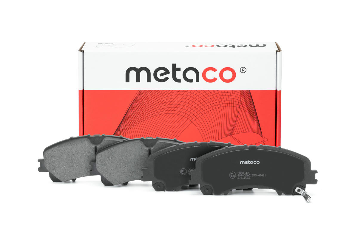 Колодки тормозные передние к-кт metaco 3000-420 preview 1