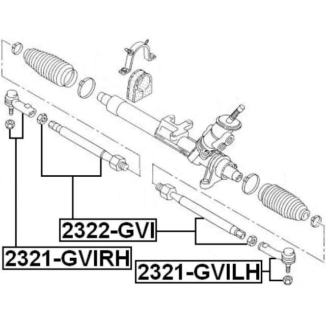 Наконечник рулевой левый preview 2