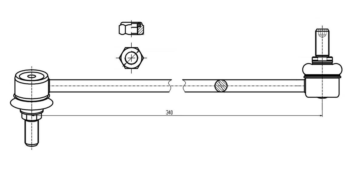 Стойка переднего стабилизатора TRIALLI SP 0814 preview 3