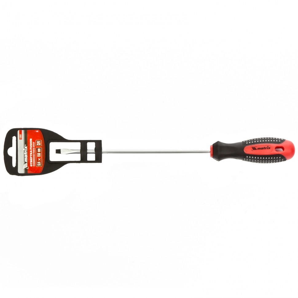 Отвертка шлицевая MATRIX Fusion SL4х150мм CrV preview 1