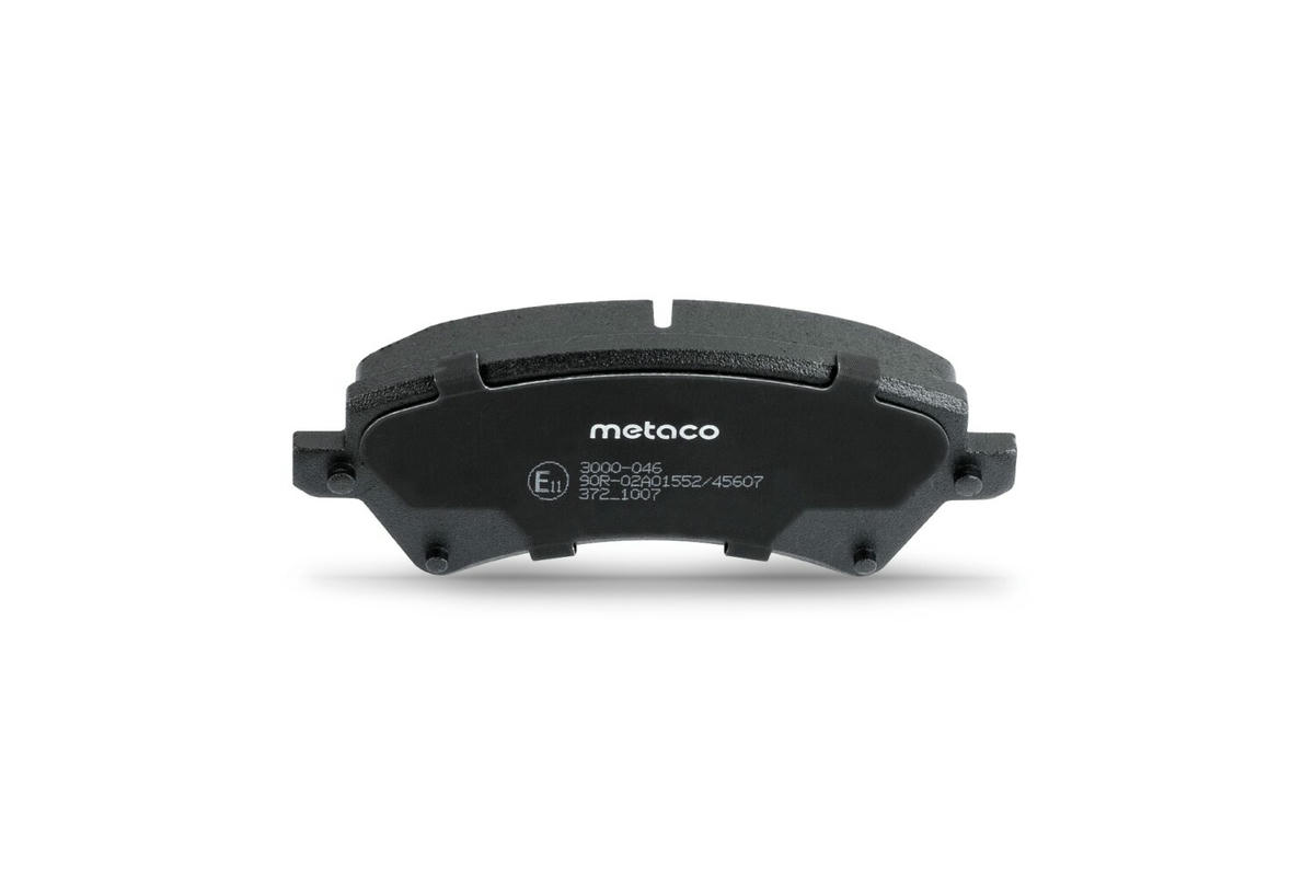 Колодки тормозные передние к-кт metaco 3000-046 preview 5