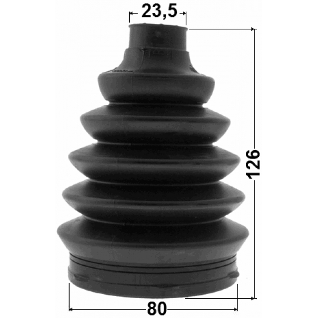 Пыльник шрус наружный комплект 80x126x23.5 preview 2 Пыльник шрус наружный комплект 80x126x23.5 preview 2