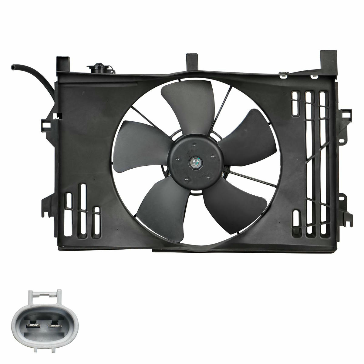Э/вентилятор охл. для а/м Toyota Corolla (01-)/Avensis (03-) 1.4i/1.6i/1.8i (с кожухом) LUZAR LFK 1922 preview 1