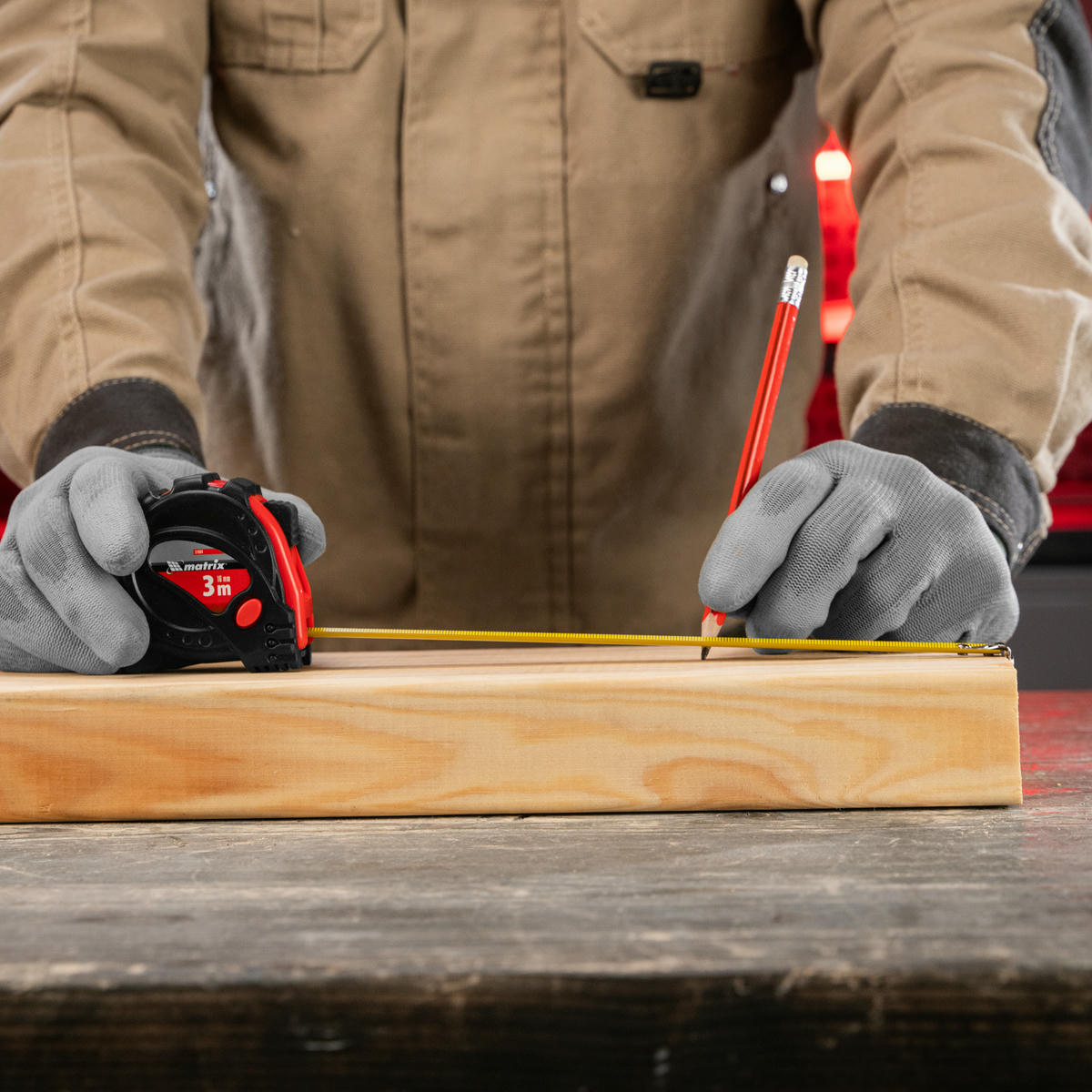 Рулетка 3м 16мм Status magnet 3 fixations зацеп с магн. MATRIX preview 1