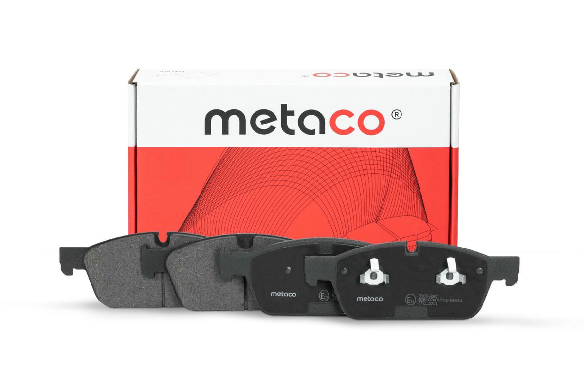 Колодки тормозные передние к-кт metaco 3000-287 preview 1 Колодки тормозные передние к-кт metaco 3000-287 preview 1