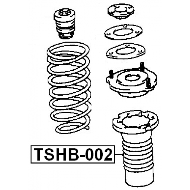 Пыльник амортизатора FEBEST TSHB-002 preview 2