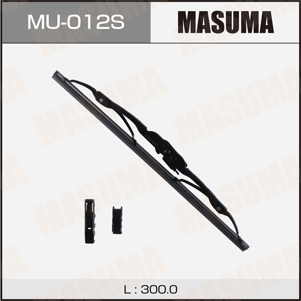Щетка стеклоочистителя 300 мм каркасная 1 шт MASUMA WIPER BLADE MU-012S preview 1
