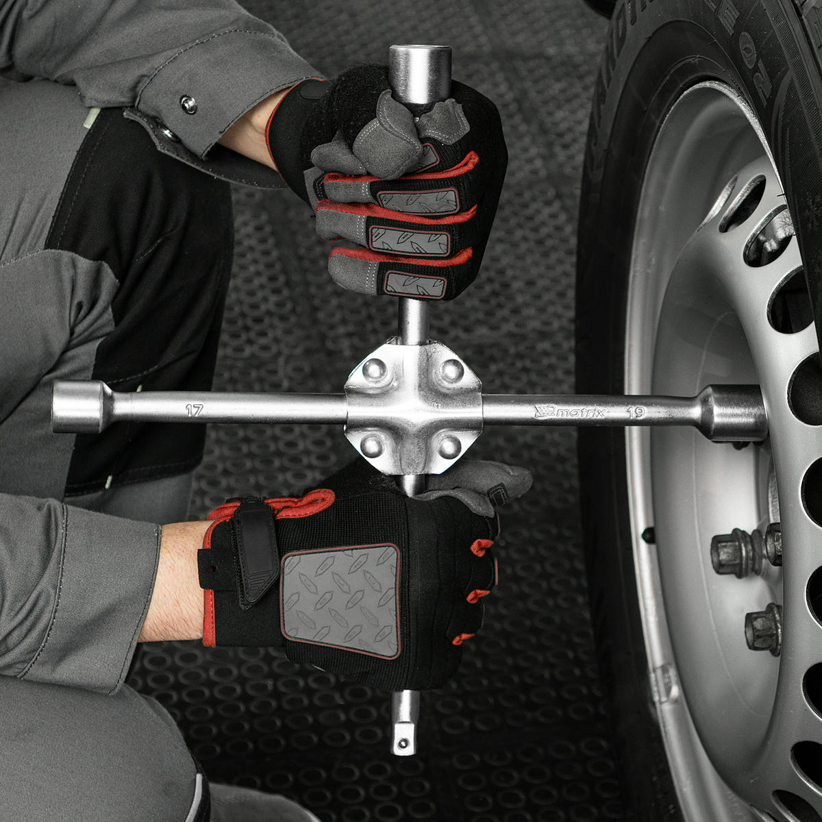 MATRIX 14245 Ключ баллонный крестовой 17x19x21x1/2"DR силовой preview 6