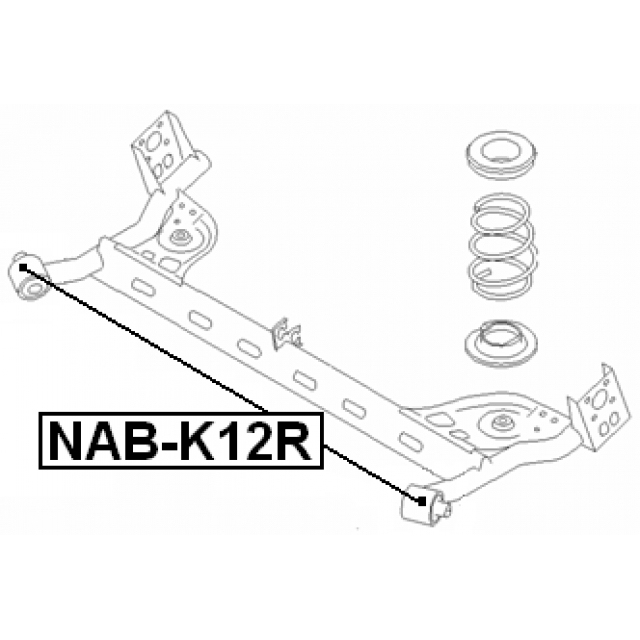 Сайлентблок FEBEST NAB-K12R preview 2