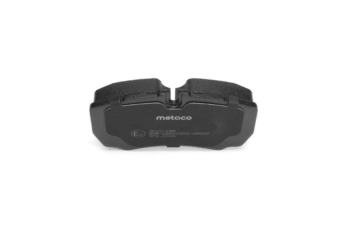 Колодки тормозные задние дисковые к-кт metaco 3010-188 preview 4