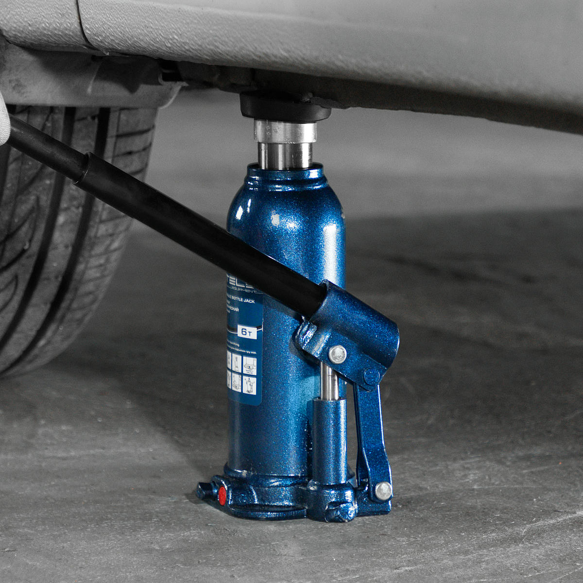 Домкрат бутылочный 6т гидравлический подъем 207-404мм STELS preview 12