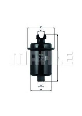 Фильтр топливный KNECHT KL 111 preview 1