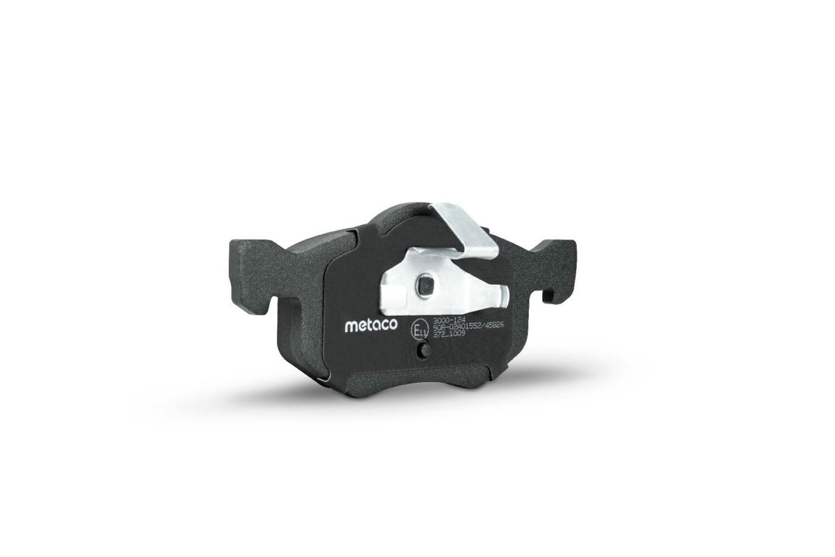 Колодки тормозные передние к-кт metaco 3000-124 preview 2