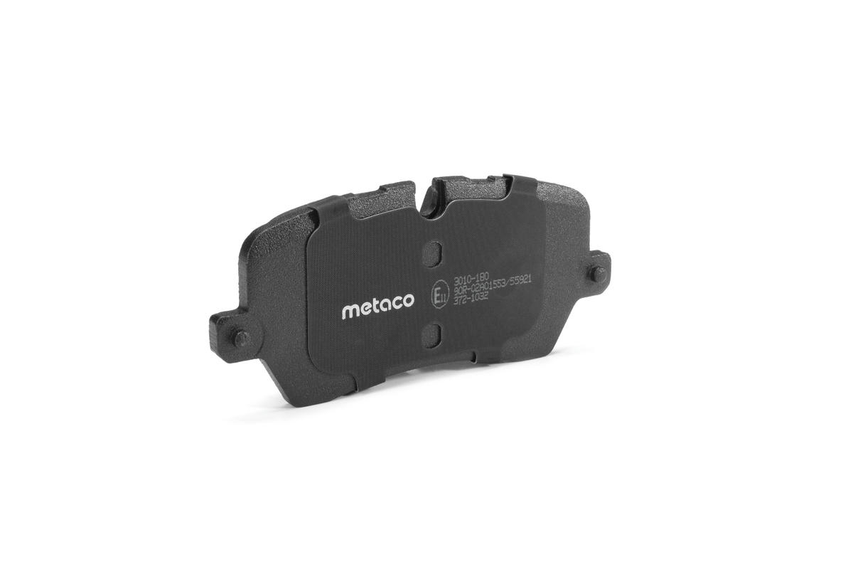 Колодки тормозные задние дисковые к-кт metaco 3010-180 preview 2
