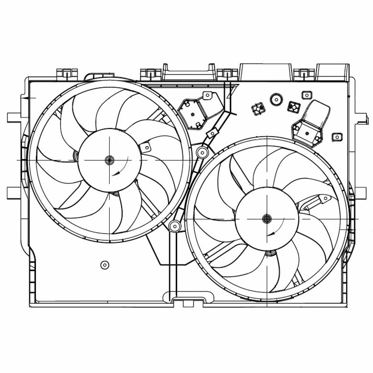 Вентилятор радиатора LUZAR LFK 1680 preview 3