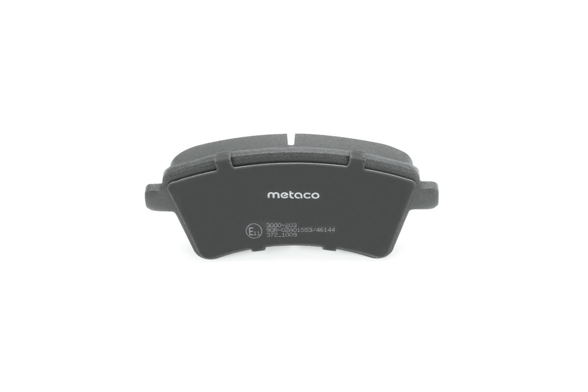 Колодки тормозные передние к-кт metaco 3000-203 preview 4